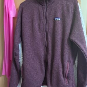 Patagonia Maroon Full-Zip Jacket